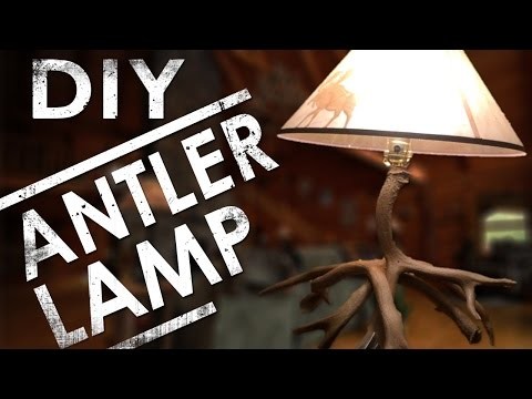 How to Make an Antler Lamp DIY | The Sticks Outfitter