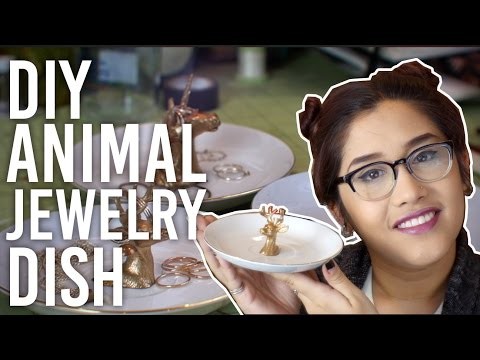How to Make Animal Jewelry Dish : DIY