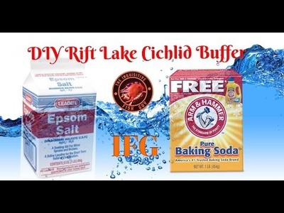 How To Save Money in The Aquarium Hobby | DIY Rift Lake African Cichlid Buffer Step by Step Detail