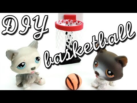 Miniature Basketball Hoop & Basketball Tutorial - DIY for LPS and Dolls