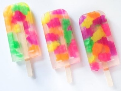 (Pinterest Inspired): D.I.Y. Gummy Bear Sprite Popsicles