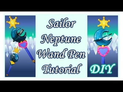 Sailor Neptune Wand Inspired Pen Tutorial: Polymer Clay DIY
