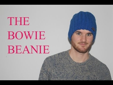 Simple Easy Diy Beginner Crochet Bowie Beanie Tutorial
