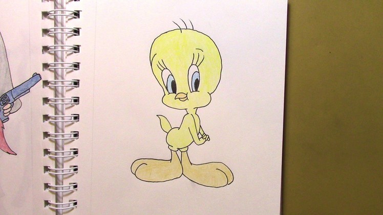 452 - How to Draw Tweety Bird from Looney Tunes