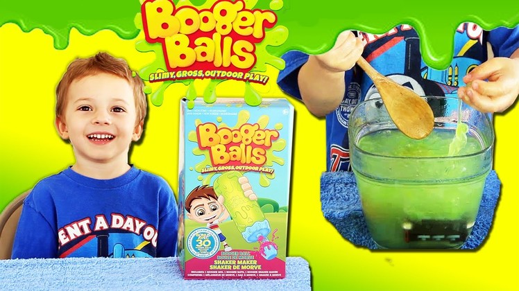 ★Booger Balls Review★ How to Make DIY Booger Balls - Slime & Goo Booger Balls Toys Unboxing