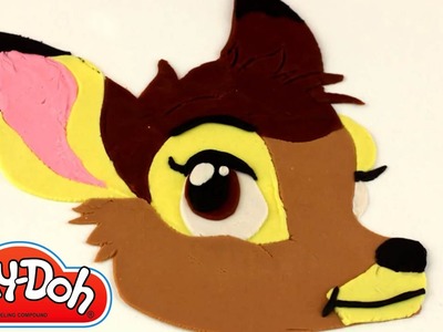 Disney Bambi Character Play-Doh Creation How to Make Forest Bambi