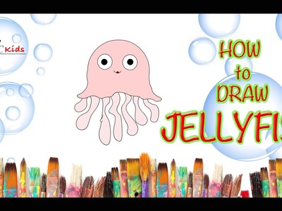 DIY - How to Draw Jellyfish | Creative Art Work | Easy Drawing Steps