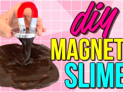 DIY Magnetic Slime! How to Make Slime | Courtney Lundquist