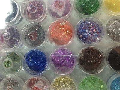 How I Make My Acrylic Glitter Mixes 2 ways