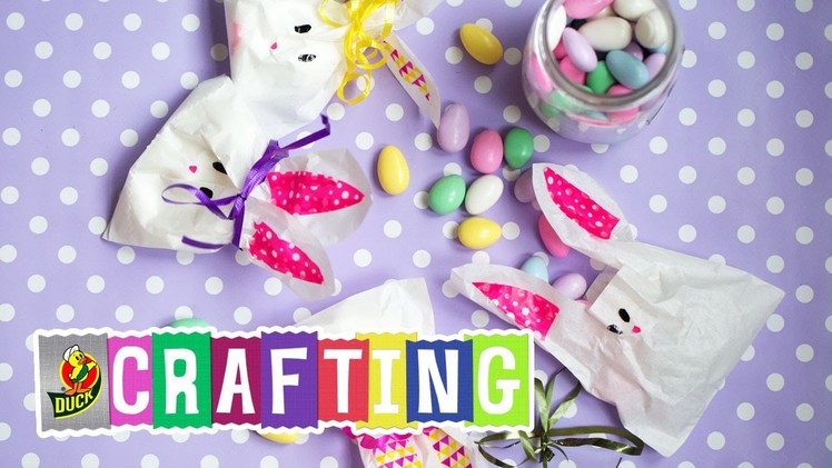 How to Craft a Duck Washi® Tape Bunny Treat Bag