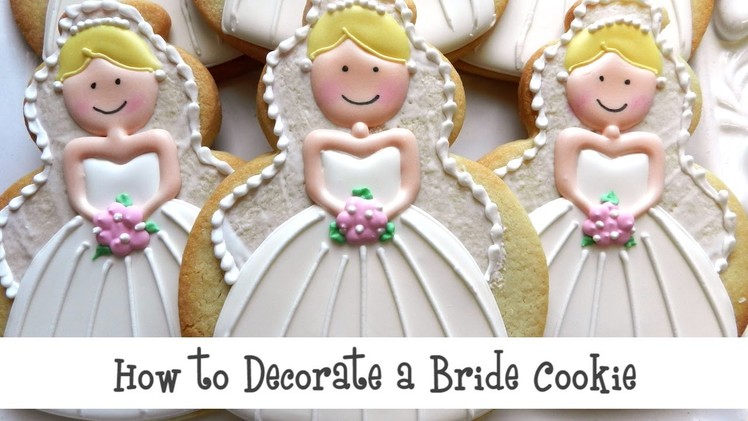 How to Decorate a Bride Cookie