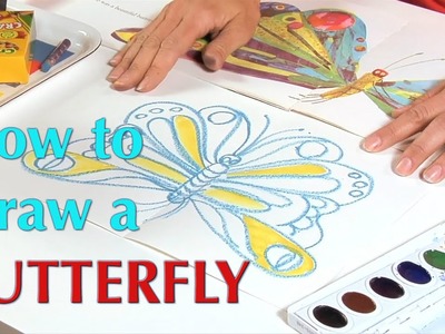 How to Draw a Butterfly - Great Artist Mom