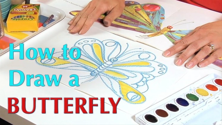 How to Draw a Butterfly - Great Artist Mom