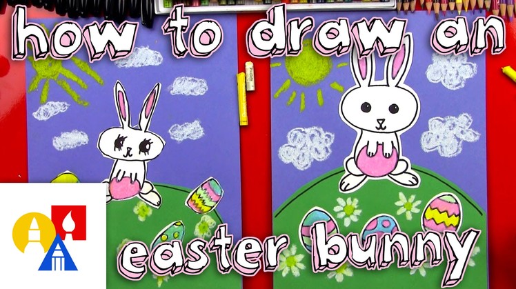 How To Draw A Cartoon Easter Bunny