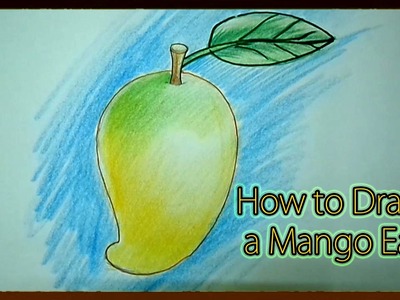 How to Draw a Mango Easy
