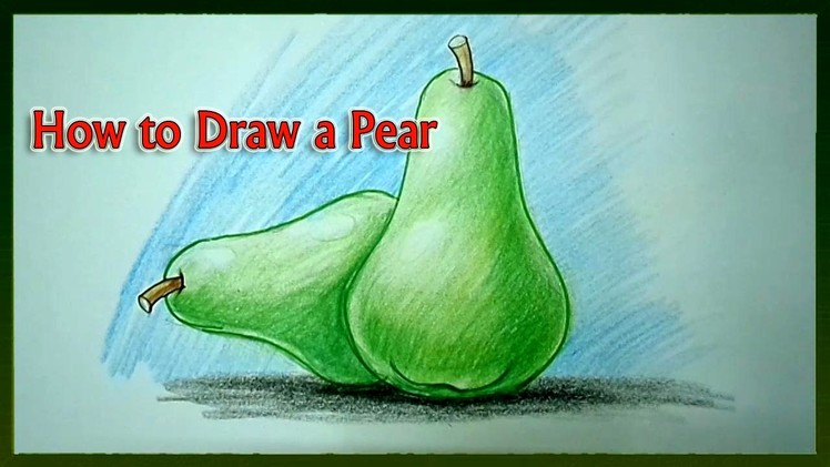 How to Draw a Pear Step by Step