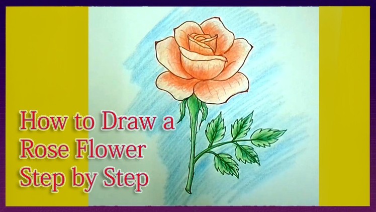 How to Draw a Rose Tutorial