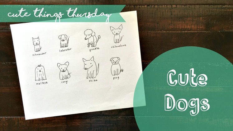How to Draw Cute Dogs
