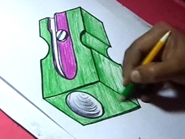 How to Draw Pencil Sharpener Drawing for kids