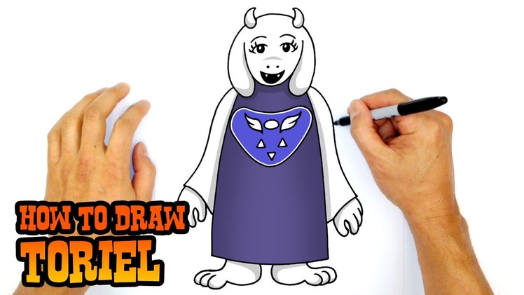 How to Draw Toriel (Undertale)- Step by Step Art Lesson