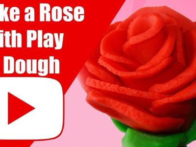 How to make a easy rose with play dough