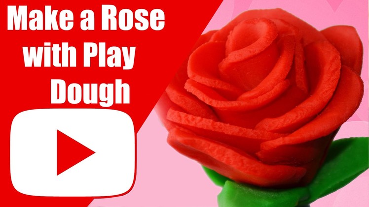 How to make a easy rose with play dough