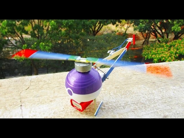How To Make a Helicopter - Easy Way - Homemade Helicopter - RC Helicopter