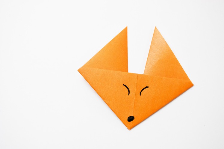 How to make a origami fox face