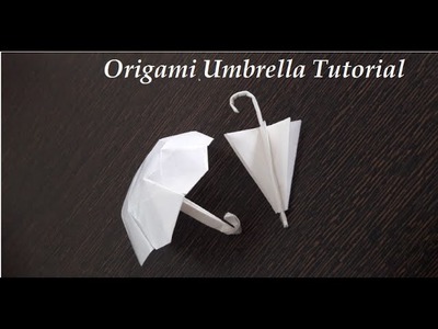 How to Make a Paper Umbrella - Origami