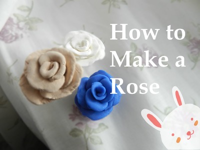 How To Make a Rose With Air Dry Clay