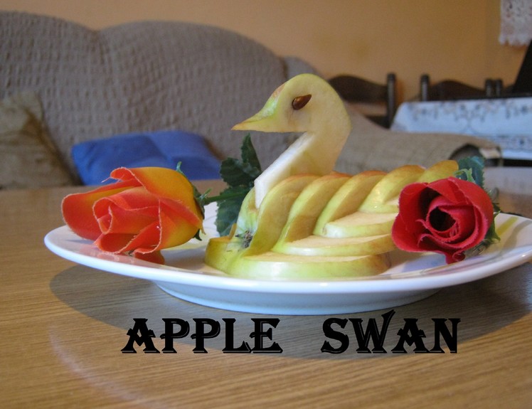 How to make an APPLE SWAN