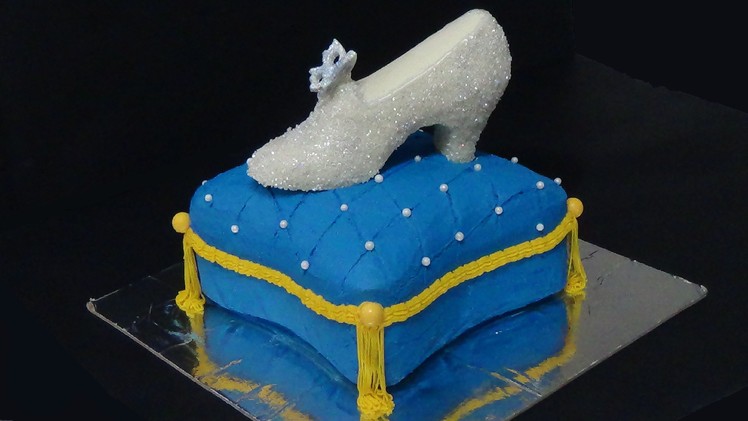 How to make cinderella shoe cake
