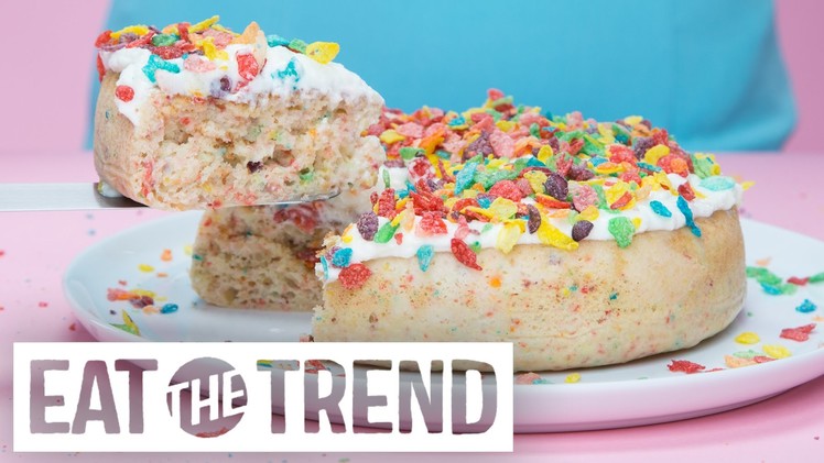 How to Make Fruity Pebbles Rice Cooker Cake | Eat the Trend