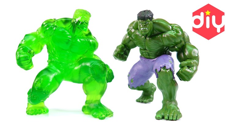 How to make Gummy Hulk !! DIY Avengers Hulk Jelly - With Hulkbuster