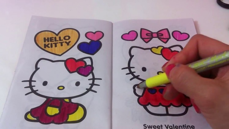 How to make HELLO  KITTY coloring book
