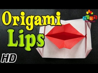 How to make moving lips-origami