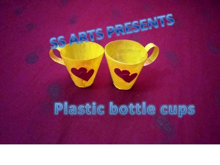 How to make Tea cups with Plastic Bottle
