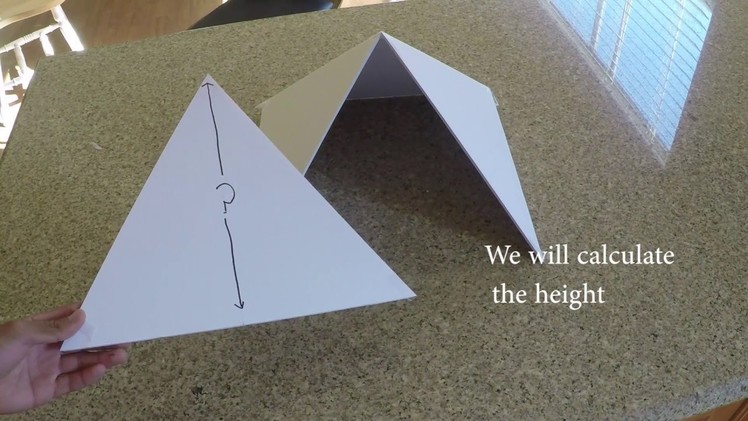 How to make the true pyramid model (using Pi and Pythagoras equation)