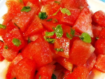 How to Make Watermelon Salad very easily - Summer Salad Recipe By Indian Healthy Cooking
