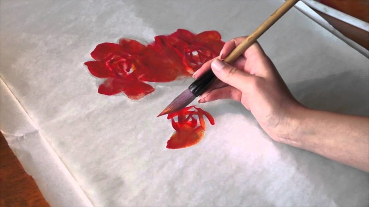 How to paint Red Roses in Five Minutes!
