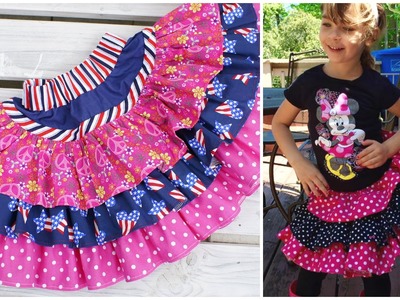 How to sew a ruffle skirt