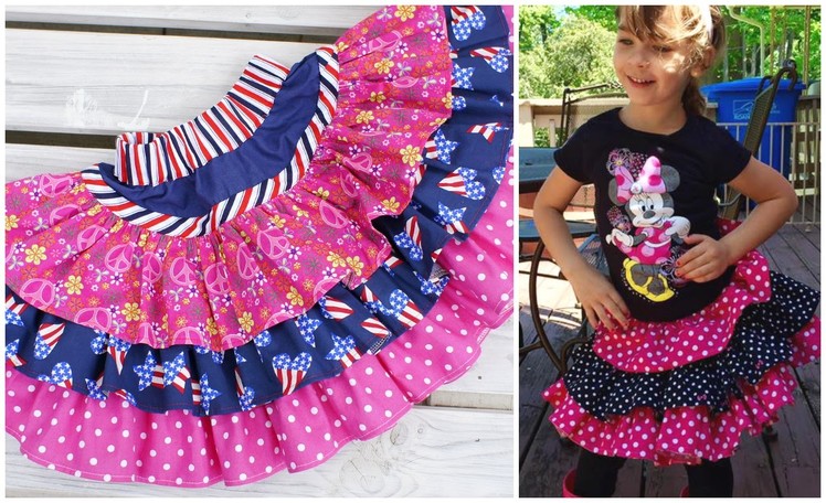 How to sew a ruffle skirt