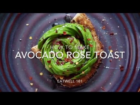 Learn How to Make an Avocado Rose Toast