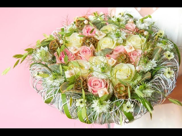 Modern bridal bouquet | How to make | Arend Roses