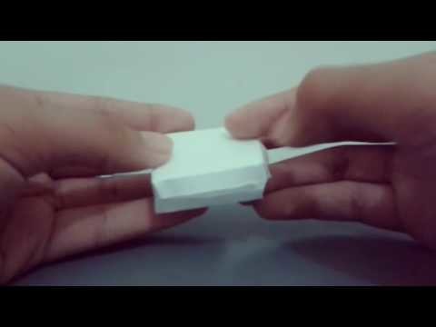Origami How to make pizza box