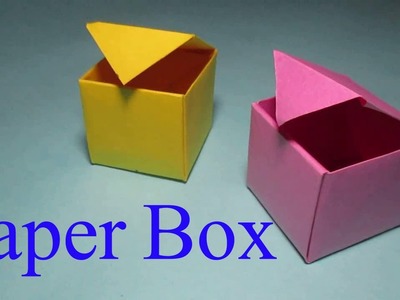 Paper Box - How To Make A Box from paper That Opens And Closes