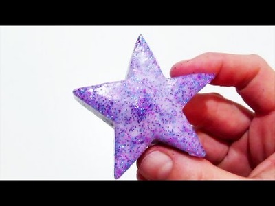 Slime How to make a Frozen Galaxy Star Slime Clay Putty Kids Toy DIY