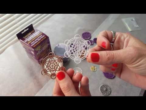Tutorial 1: How to Make Your Own Sacred Geometry Silicone Molds For Orgone Orgonite Resin Pendants