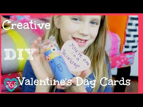 2 DIY Valentine's Day Cards | how to make valentines day cards boys & girls | JazzyGirlStuff