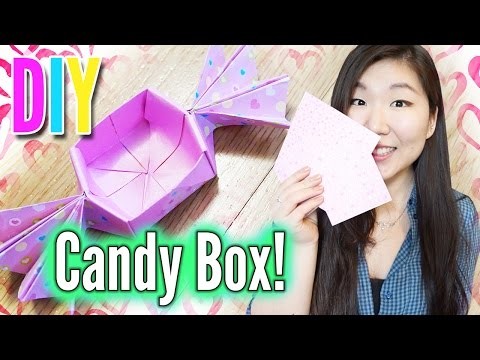 CANDY BOX ORIGAMI ║ Perfect DIY for Valentines Day!